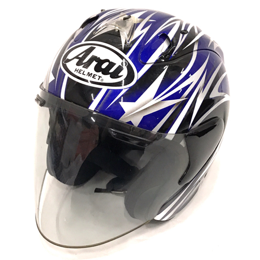 アライ SZ RAM3 サイズ 57-58cm ヘルメット ジェットヘルメット ブルー × ホワイト系 ARAI