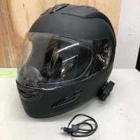 EST NR-7 フルフェイス ヘルメット マットブラック 黒 2020年製 Mサイズ 57-58cm BT Interphone インカム インターフォン付き